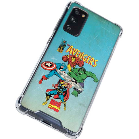 Marvel Classic Comics The Avengers Galaxy S20 FE Clear Case